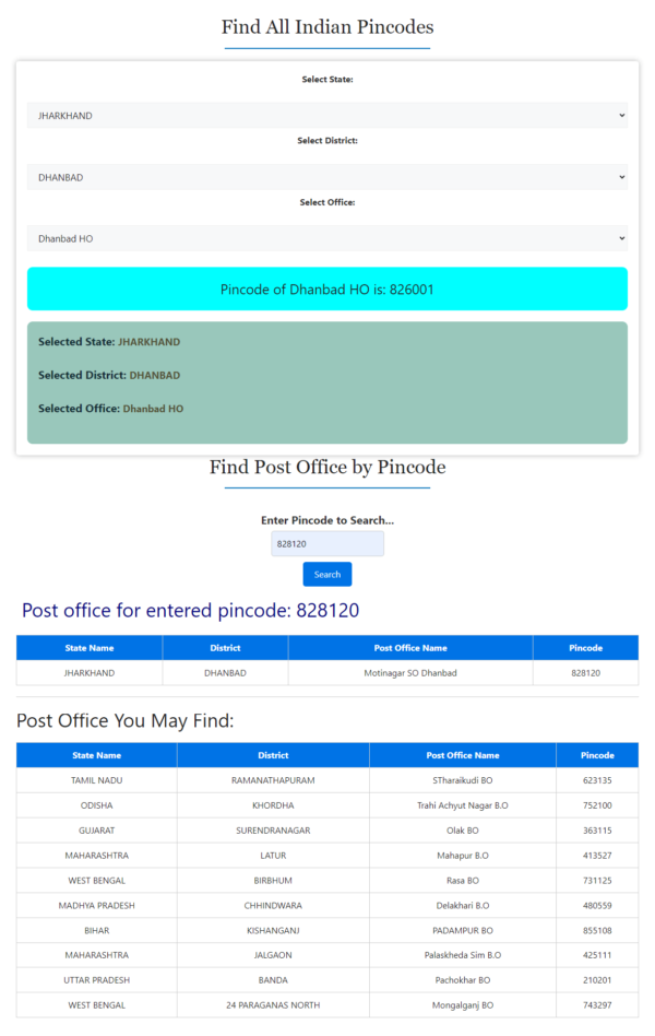 Indian Pincode Finder image